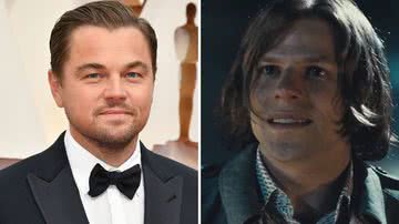 Leonardo DiCaprio no  Academy Awards e Jesse Eisenberg como Lex Luthor - Amy Sussman/Getty Images/Divulgação/Warner Bros. Pictures/DC