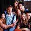 Pôster de divulgação da série 'Friends', destacando os protagonistas