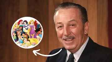 Walt Disney e as princesas do estúdio - Screen Archives/Getty Images
