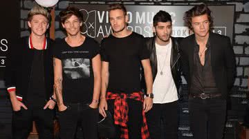One Direction no tapete vermelho do MTV Video Music Awards 2013 - Getty Images/Jamie McCarthy