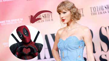 Taylor Swift e Deadpool - Matt Winkelmeyer/Getty Images e Divulgação/Marvel Studios