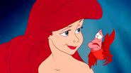 Ariel e Sebastião em cena de 'A Pequena Sereia' (1989) - Reprodução/ Disney