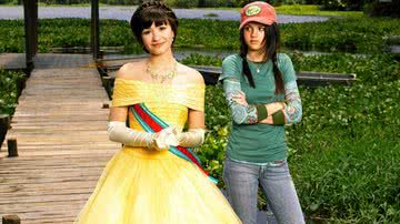 Demi Lovato e Selena Gomez para 'Programa de Proteção para Princesas' (2009) - Divulgação/Disney Channel
