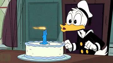 Pato Donald em seu aniversário - Divulgação