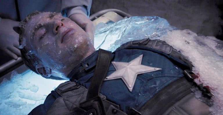 Cena do Capitão América congelado - Divulgação/Marvel Studios