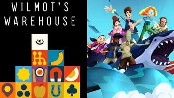 Imagem promocional dos jogos Wilmot's Warehouse e 3 Out of 10 - Divulgação/Epic Games