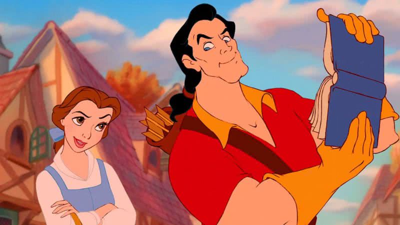 Gaston e Bela em cena de  ‘A Bela e Fera’ - Reprodução/ Disney