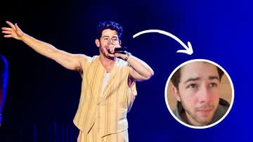 Nick Jonas em show dos Jonas Brothers em São Paulo - Mauricio Santana/Getty Images e Reprodução/Instagram/jonasbrothers