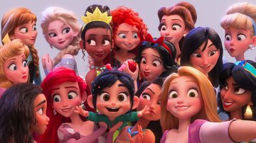 Princesas da Disney em cena do filme "WiFi Ralph: Quebrando a Internet" (2018) - Divulgação/Disney