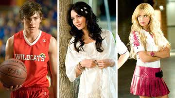 Zack Efron, Vanessa Hudgens e Ashley Tisdale como Troy Bolton, Gabriella Montez e Sharpay Evans - Reprodução/ Disney